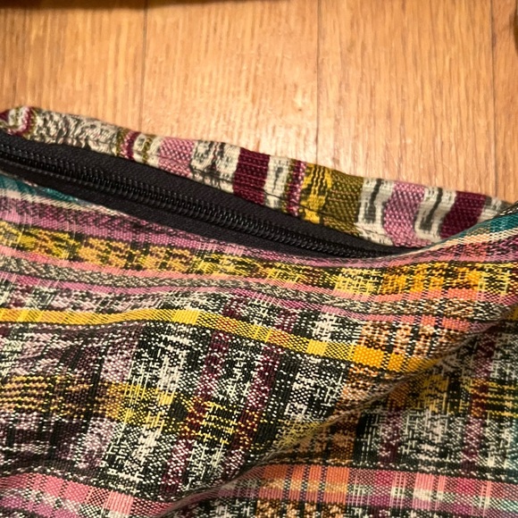 Floral Embroidered Quilted Shoulder Bag - Red Multi - Picture 5 of 6